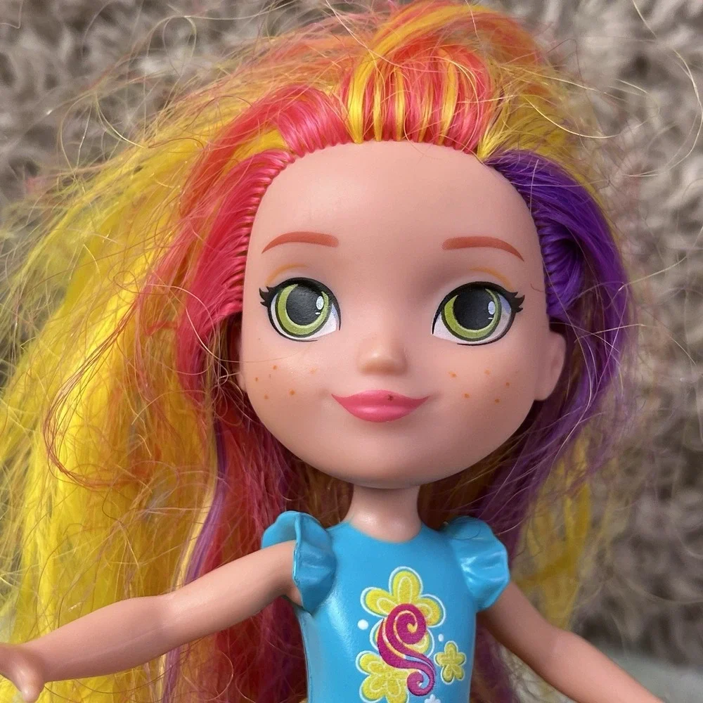 Nickelodeon Sunny Day Doll Mattel 2017 Toy Colorful Hair Green Eyes Freckles